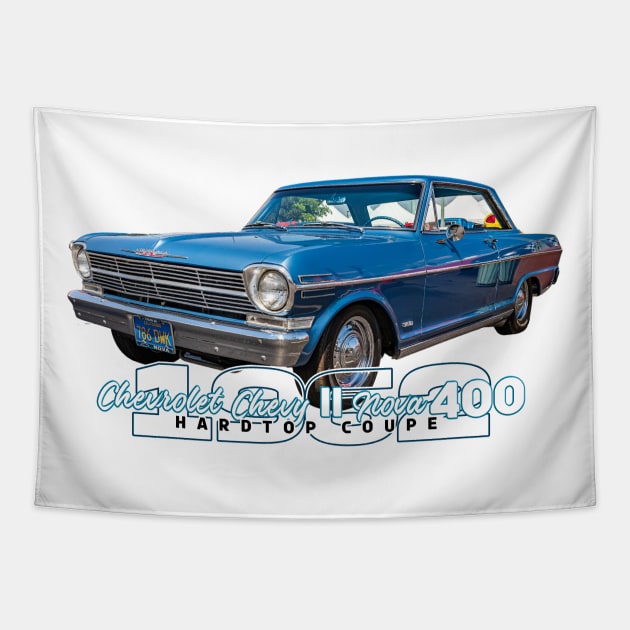 1962 Chevrolet Chevy II Nova 400 Hardtop Coupe Tapestry by Gestalt Imagery