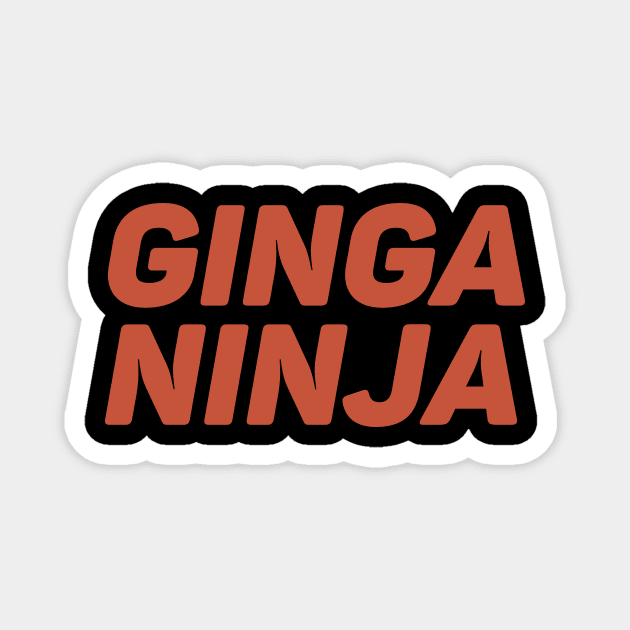 Ginja Ninja Magnet by evermedia