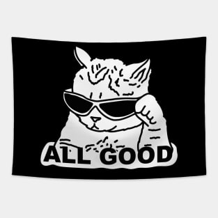 All Good Cat Tapestry