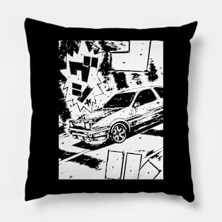 Initial D AE86 Japanese Drift Racer Drifting Car Anime Manga JDM Pillow