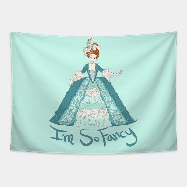 I'm So Fancy Tapestry by Drea D. Illustrations