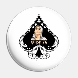 CHISHIYA- alice in borderland spades sticker Pin