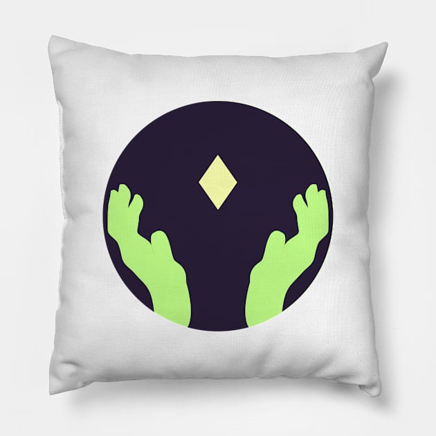 Homeworld Peridot Pillow by Sociosquid