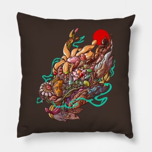 Dragon Head Imagine. Pillow