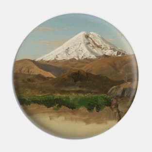 Study of Mount Chimborazo, Ecuador by Frederic Edwin Church Pin