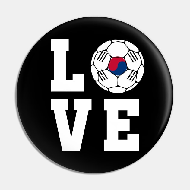 South Korea Football Pin by footballomatic