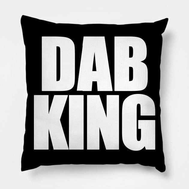 Dab King Dabbing Pillow by TShirtWaffle1