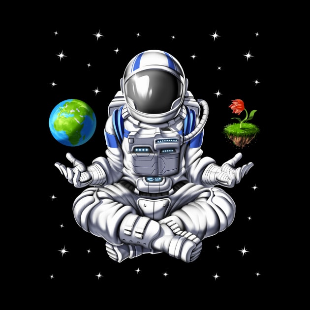 Space Astronaut Meditation by underheaven