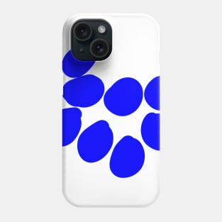 blue dots shape design Phone Case