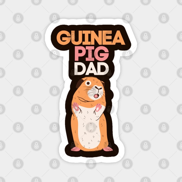 Guinea Pig Dad Magnet by Souls.Print