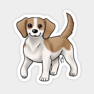 Dog - Queen Elizabeth Pocket Beagle - Lemon and White Magnet