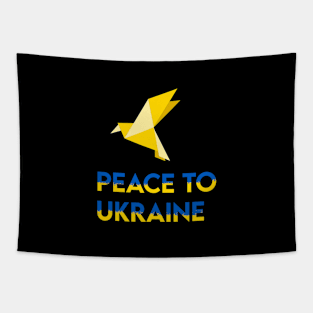 Ukraine Support promote peace yellow bird Tapestry