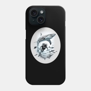 Scubadiving with Sharks Phone Case