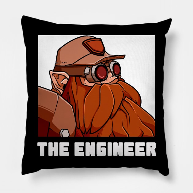 Deep Rock Galactic Pillow by 1001 Artwork