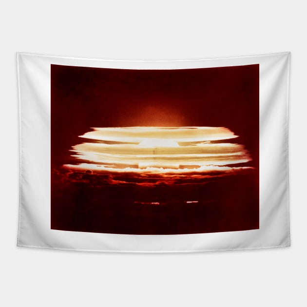 Bikini Atoll nuclear test, 1956 (C026/1020) Tapestry by SciencePhoto