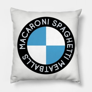 Macaroni, spaghetti, meatballs (Bavaria version 2) Pillow