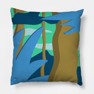 The Edge of Rainforest Pillow