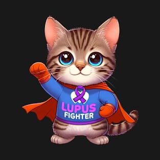 Feline Fighter: Embracing the Fight Against Lupus T-Shirt