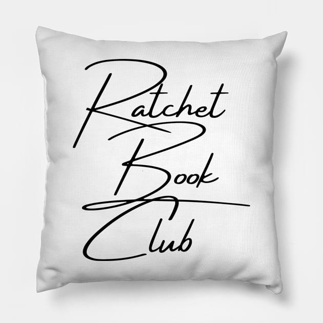 Ratchet Book Club Logo Shirt Pillow by Single_Simulcast