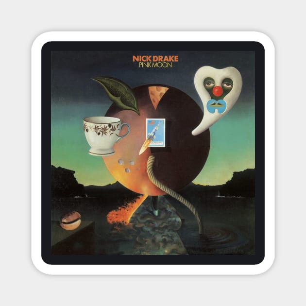 NICK DRAKE PINK MOON Magnet by The Jung Ones