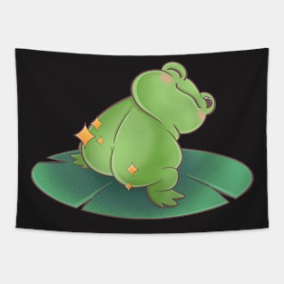 Frog Being Sensual in The Swamp Tapestry