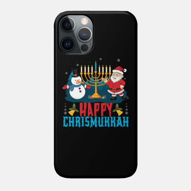 Menorah Christmukkah Christmas Hanukkah 2021 - Hanukkah - Phone Case