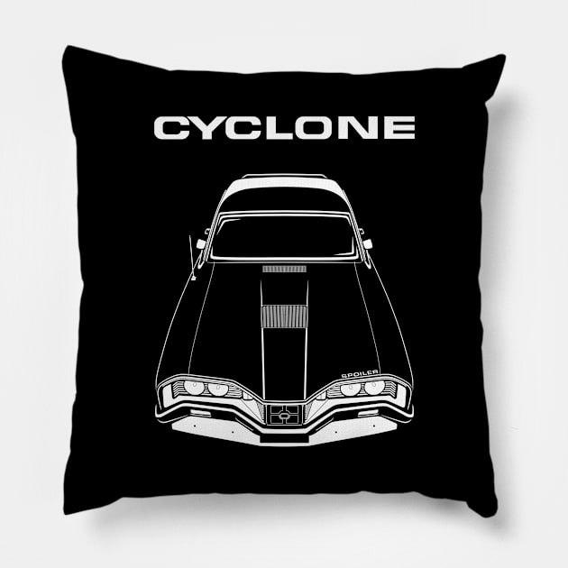 Cyclone Spoiler 1970-1971 Pillow by V8social