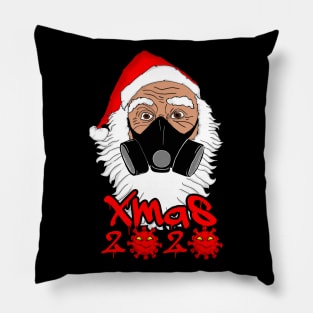 Covid Santa Pillow