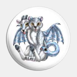 Chimera Cubs: Blue Cheetah Pin