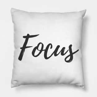 The Word Focus - Set Your Intentions Pillow