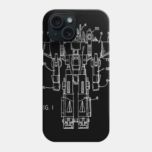 Transformers Starscream Original Patent Image Phone Case