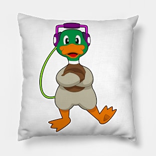 Duck Headphone Music Pillow