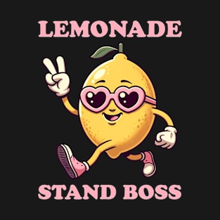 Lemonade Stand Girl Boss Funny Girls Lemonade Stand T-Shirt