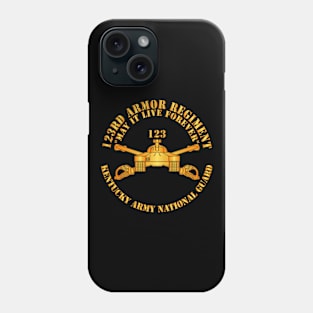 123rd Armor Regiment - KYARNG - Branch X 300 Phone Case