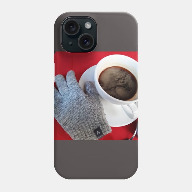 Winter coffee Phone Case by Stephfuccio.com