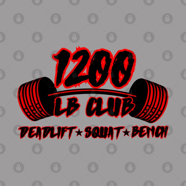 1200 lb club squat deadlift bench by AniTeeCreation