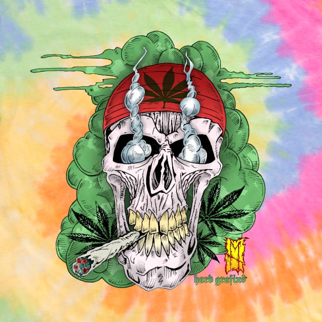 420 Hippie Skull by Hard Grafixs© by Grafixs©