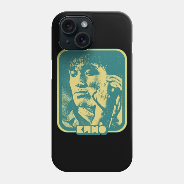 Viktor Tsoi KINO / Кино́ - Retro Fan Design Phone Case by DankFutura