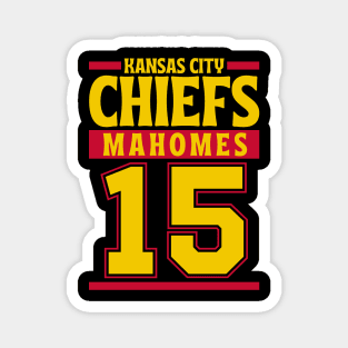 Kansas City Chiefs Mahomes 15 American Football Team Magnet