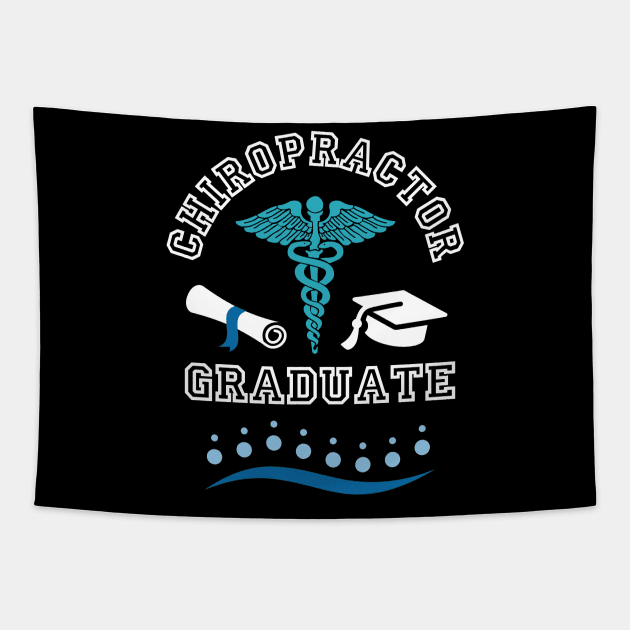 Chiropractor Graduation Gift Tapestry by stressless