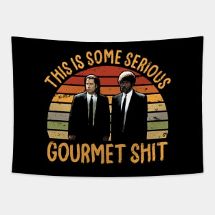 Pulp Fiction Serious Gourmet Vintage Tapestry