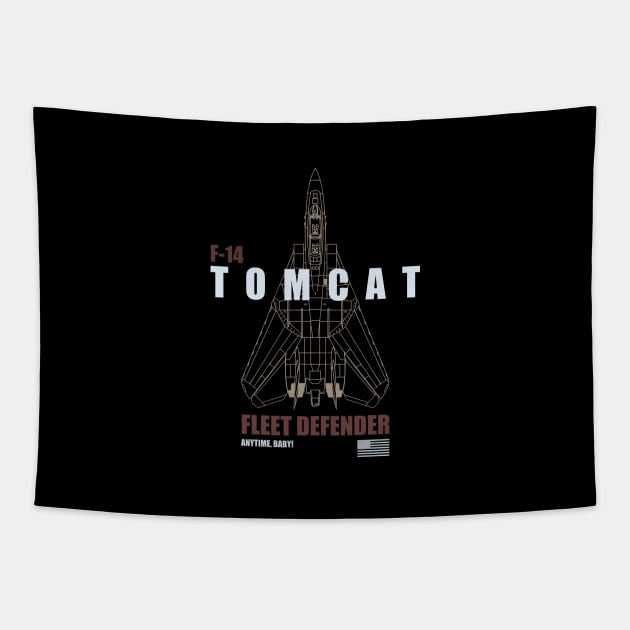 F-14 Tomcat Tapestry by TCP