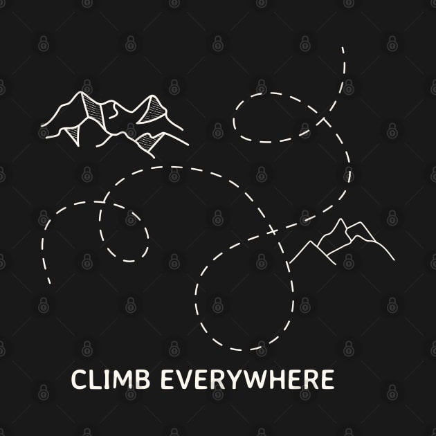 Climb Everywhere by Low Gravity Prints
