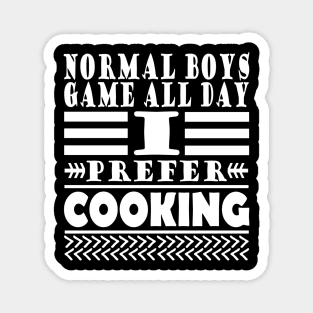 Cook chef men funny gift saying Magnet