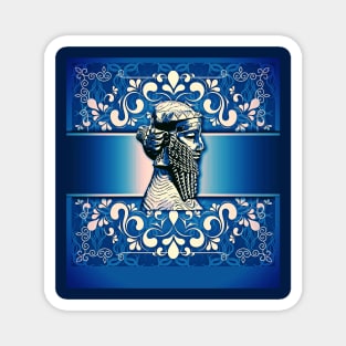 Assyrian King SARGON II Magnet