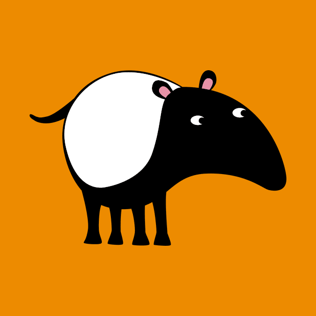 Malayan Tapir by NicSquirrell