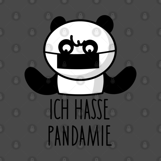funny panda hates pandemic by spontania