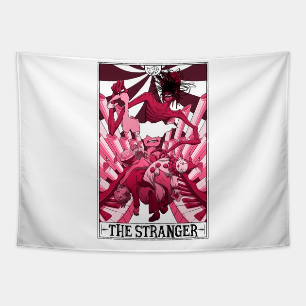 The Stranger Tarotesque (Light) Tapestry by Rusty Quill