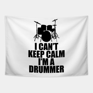 Drummer - I can't keep calm I'm a drummer Tapestry