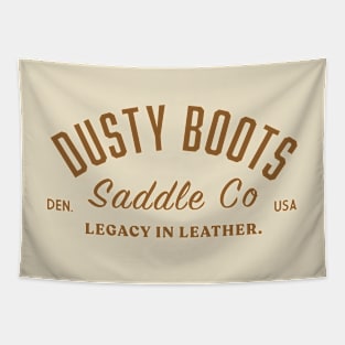 Dusty Boots front/back Cowboy Company Tapestry